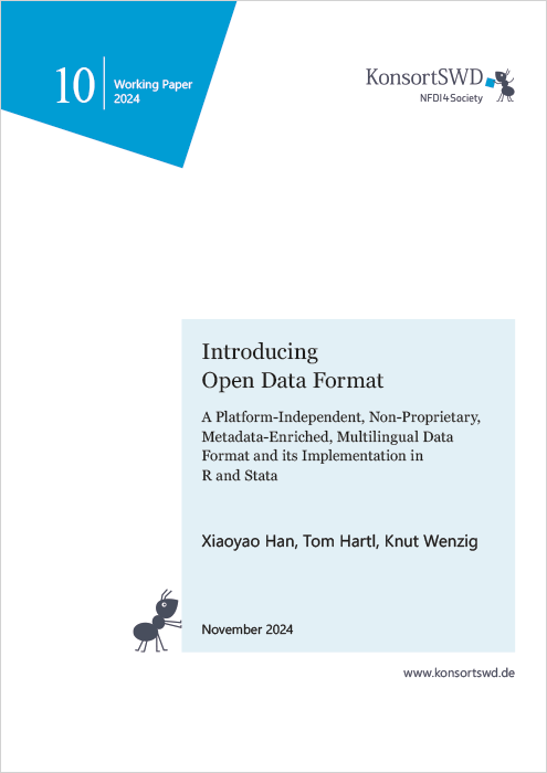 Introducing Open Data Format: A Platform-Independent, Non-Proprietary, Metadata-Enriched, Multilingual Data Format and its Implementation in R and Stata.